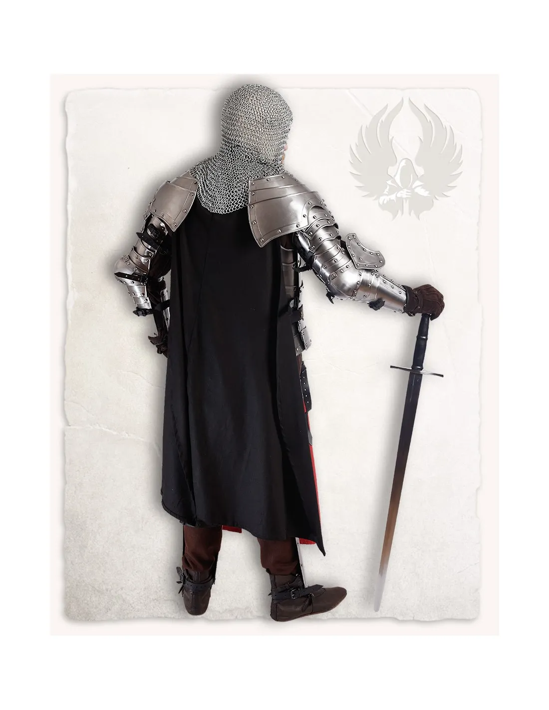 Blason modèle George, couleur verte ⚔️ Boutique Épées