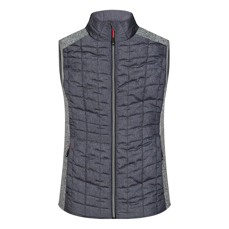 Bodywarmer hybride tricoté femme marquage 1 couleur