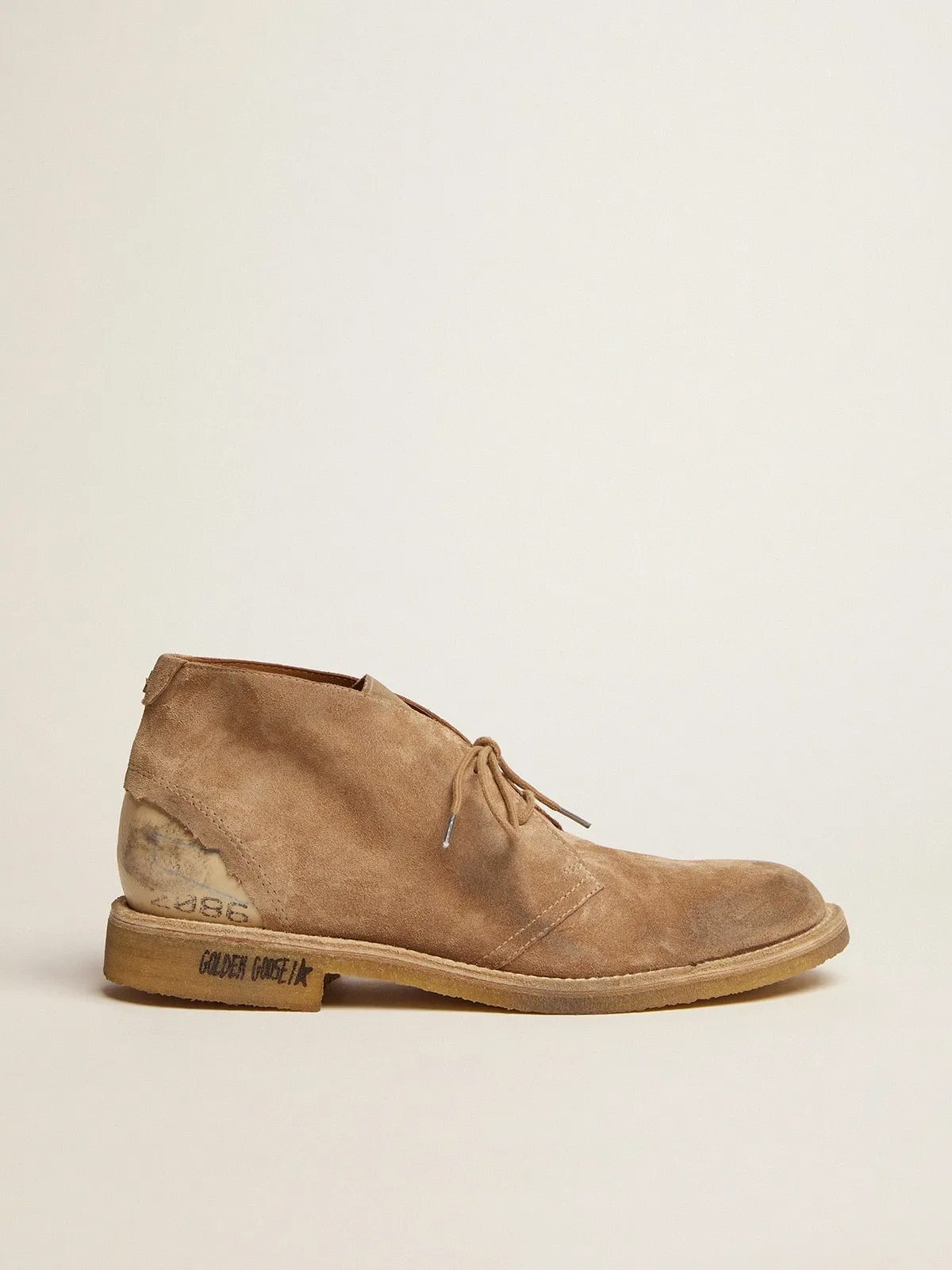 Bottines Noel en daim couleur caramel | Golden Goose