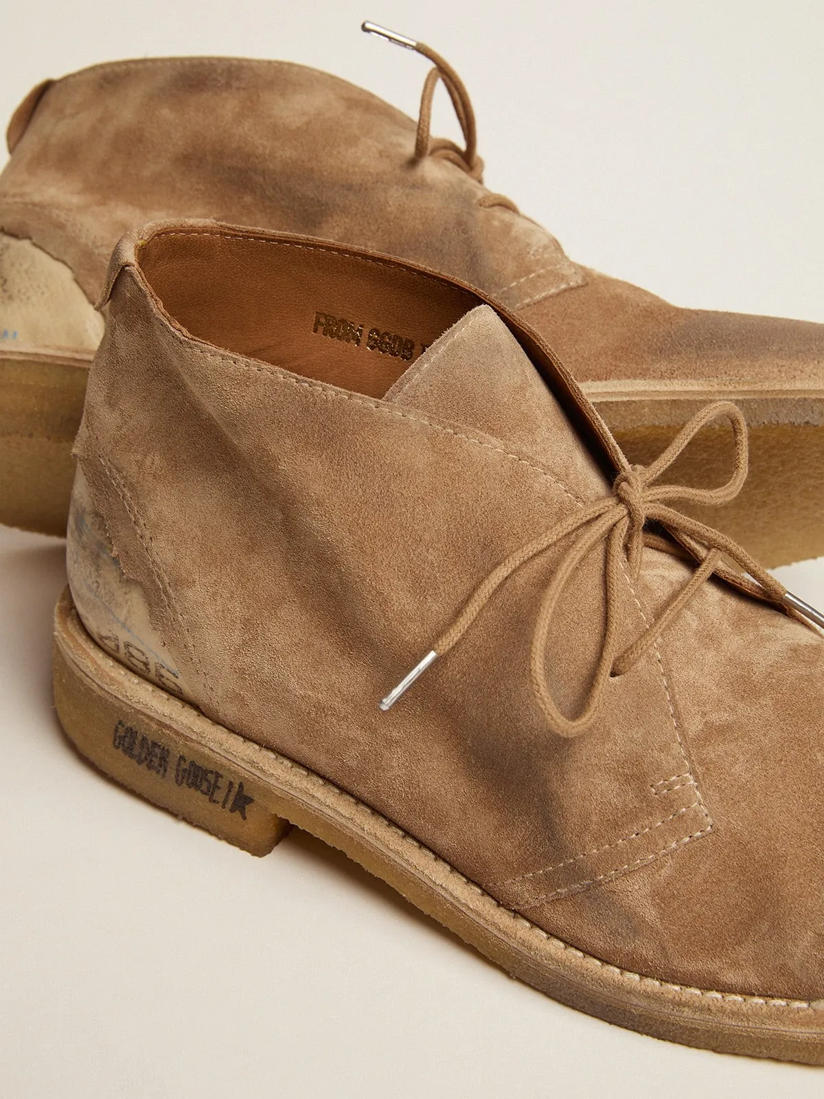 Bottines Noel en daim couleur caramel | Golden Goose